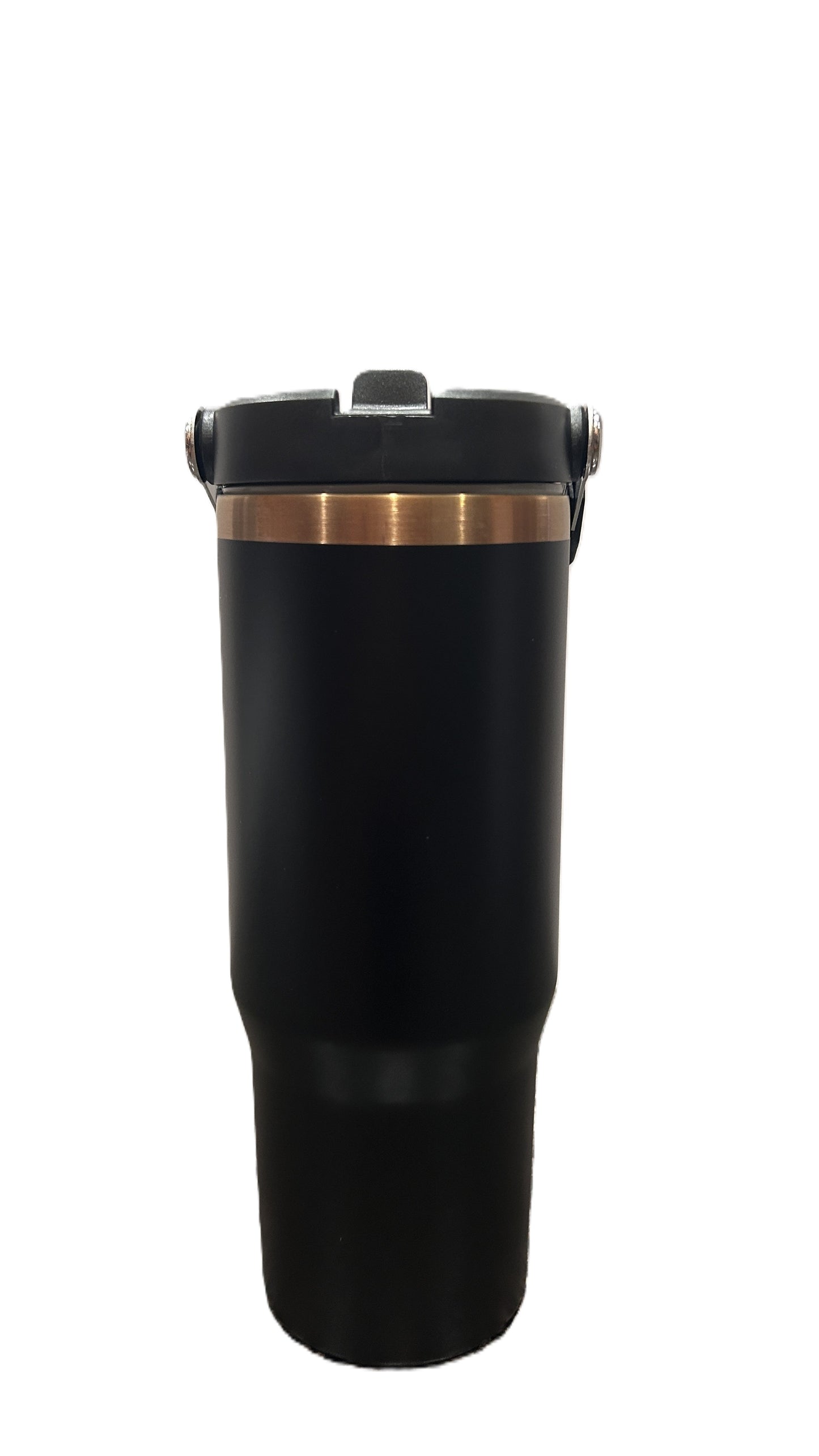 30oz Flip Straw Customizable Gold Tumblers