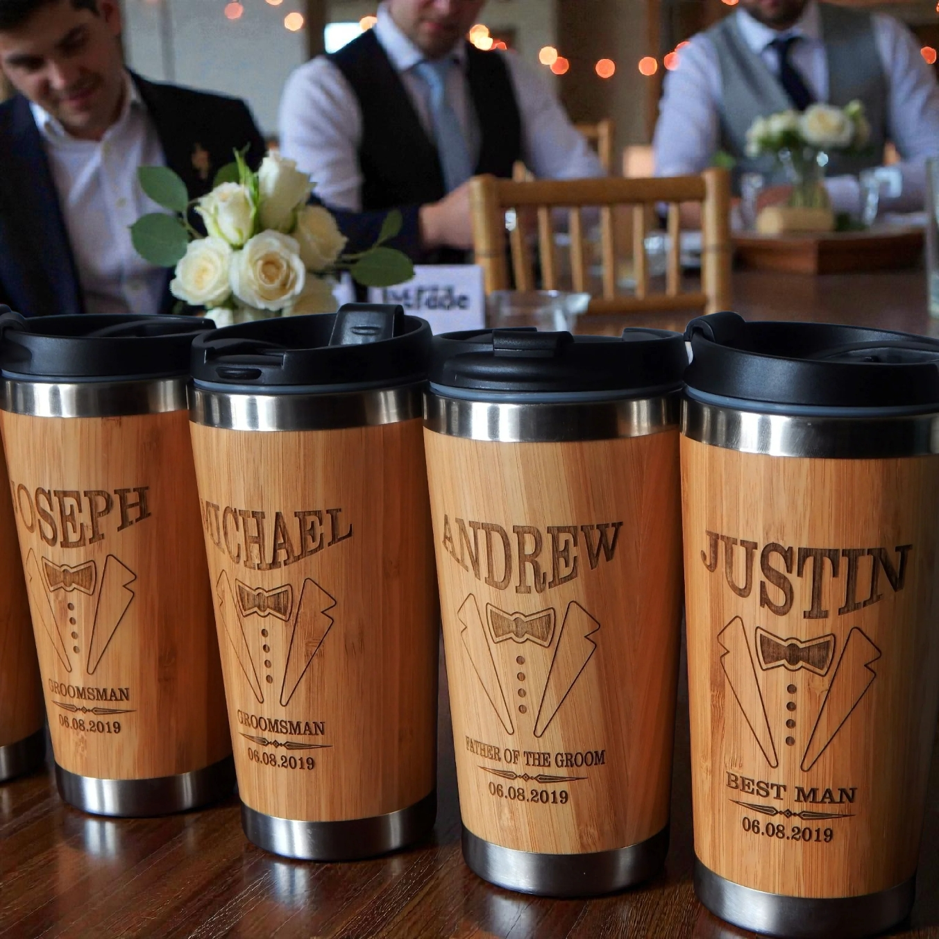 Bamboo Insulated Travel Mug